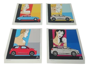 Luc Verschuuren, Citroën, 1990s, Prints, Set of 4