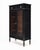 Petite French Louis XVI Style Ebonized Mahogany Vitrine For Sale - Image 4 of 9