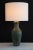 Unusual Ming style table lamp.Beautiful granite texture glaze finish adding depth to the look of the piece, A blend of...