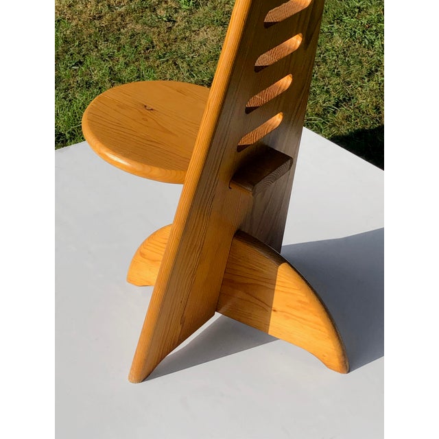 Postmodern Sculptural Chair attributed to Gijs Boelaars, Holland, 1970s For Sale - Image 4 of 9