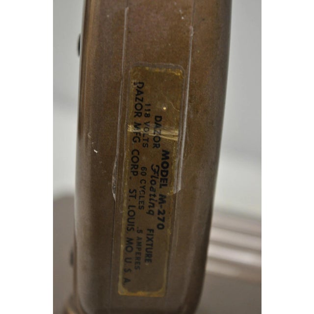 Vintage Dazor Model M-270 Lighted Magnifying Glass Industrial Work Task Lamp For Sale In Philadelphia - Image 6 of 12