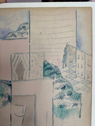 Leopold Survage、【Paysage cubiste】 Leopold Survage、【Paysage cubiste】 Cubist Landscape