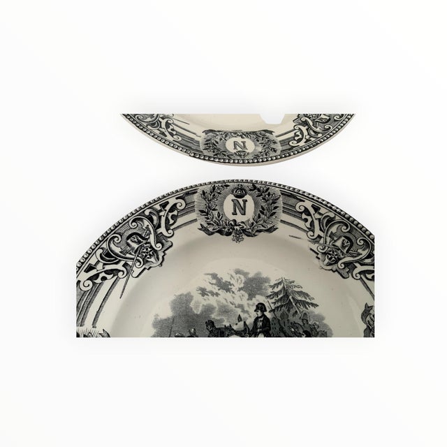 1920s 1920s Boch Frères La Louvière Napoleon Commemorative Plates - Set of 12 For Sale - Image 5 of 7