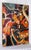 Orange "Attention" Heavily Textured Abstract Expressionist Composition in Oil on Canvas by Harald Dry Schmidt For Sale - Image 8 of 9