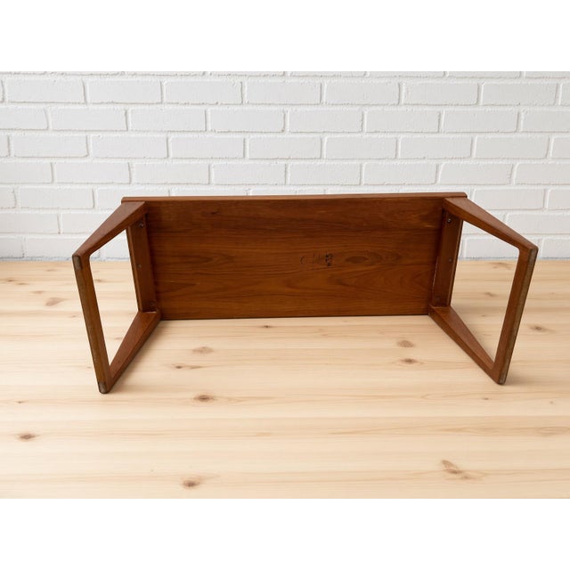 Bench and Mirror in Teak by Kai Kristiansen for Aksel Kjersgaard, 1960s, Set of 3 For Sale - Image 10 of 14