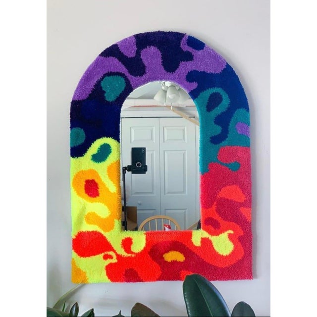 ​Every mirror is a labor of love, individually hand-tufted using premium, ultra-dense yarn that feels incredibly lush to...