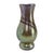 Iridescent Studio Art Glass Vase With Applied Ribbon Trail Lines 9.25" For Sale In San Francisco - Image 6 of 12