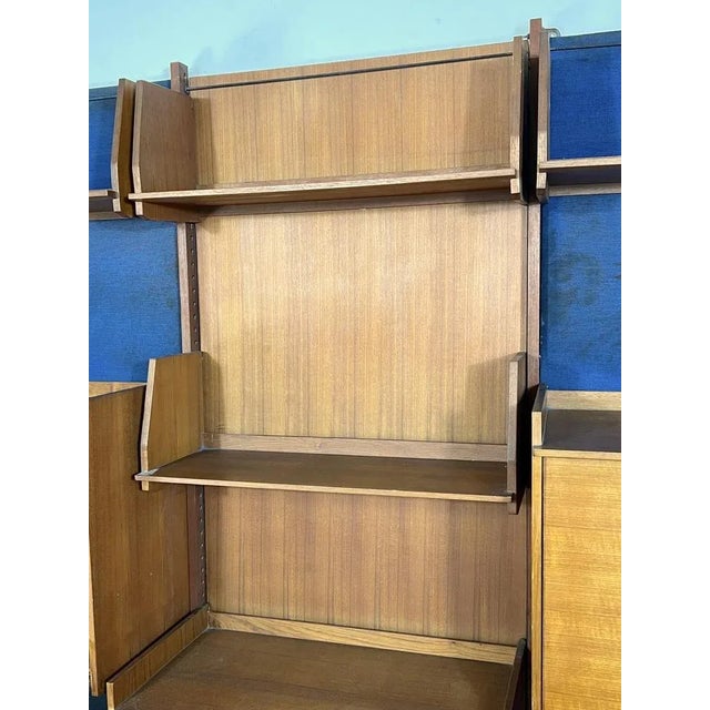 Mid-Century Modern Mid-Century Modern Modular Wood Bookcase, 1950s For Sale - Image 3 of 18