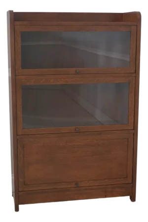 Stickley Mission Oak 3 Tier Barrister Bookcase