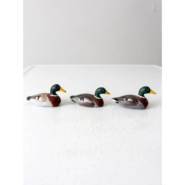 Vintage Hand Painted Cast Iron Duck Collection For Sale - Image 6 of 12