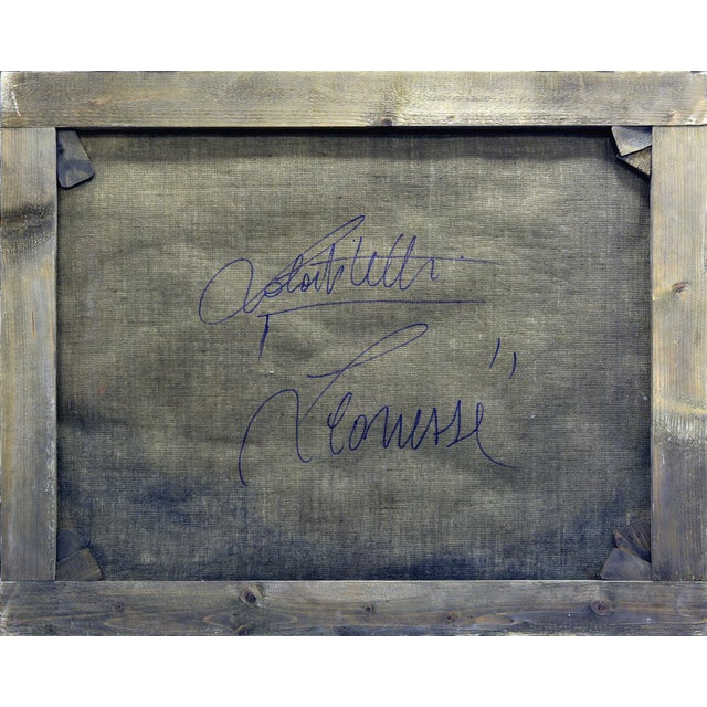 Lola Vitelli, Leonesse, Sculpted and Painted Mixed Media on Canvas, 2021, Framed For Sale - Image 4 of 6