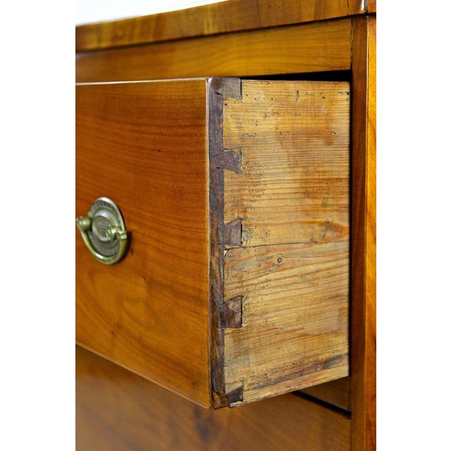 Biedermeier Cherrywood Chest of Drawers, Austria, 1830s For Sale - Image 10 of 18