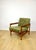 Vintage Wooden Armchair in Yellow-Olive from Z. Baczyk For Sale - Image 3 of 12