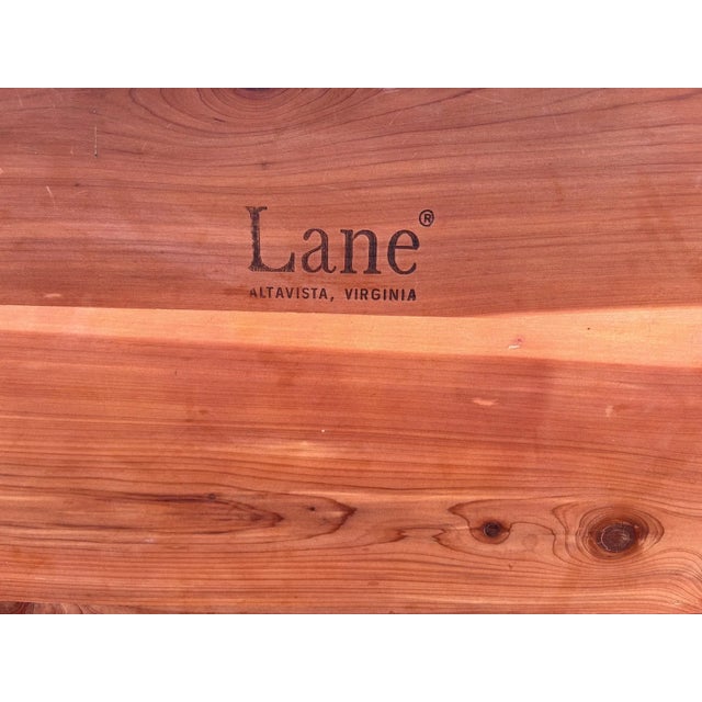 Mid-Century Modern Vintage Mid Century Lane Cedar Chest Bench With Upholstered Top For Sale - Image 3 of 7