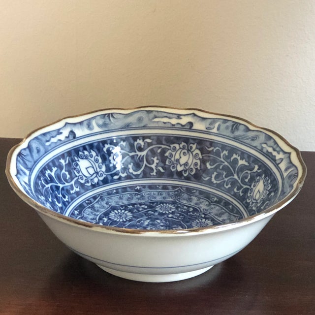Vintage Japanese Decorative Porcelain Bowl For Sale - Image 11 of 11
