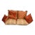 Collection of 6 Throw Pillows Some Down Filled in a Variety of Red and Taupe Fabrics For Sale