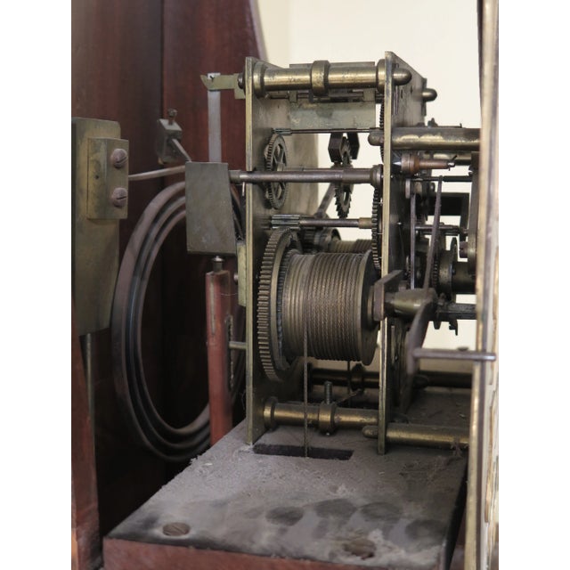 J.C. Jennens & Sons London England Oak Grandfather Clock For Sale - Image 11 of 13