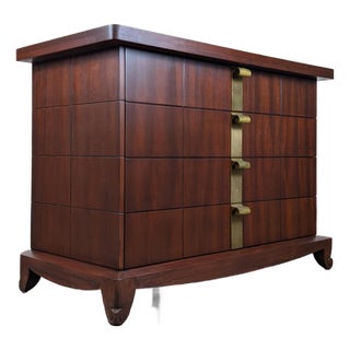 Vintage Art Deco Lowboy Chest of Drawers by Widdicomb, C1930s, Refinished For Sale