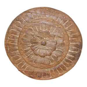 Vintage Carved Chapati Plate