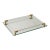 Vintage Glass Mirror Tray For Sale