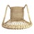 Wood Statement Coastal Boho Chic Rattan and Wicker Accent Chair For Sale - Image 7 of 9