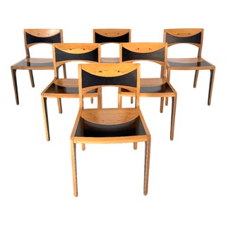 Vintage Damasco Chairs by Afra & Tobia Scarpa for Maxalto, 1970s, Set of 6 For Sale