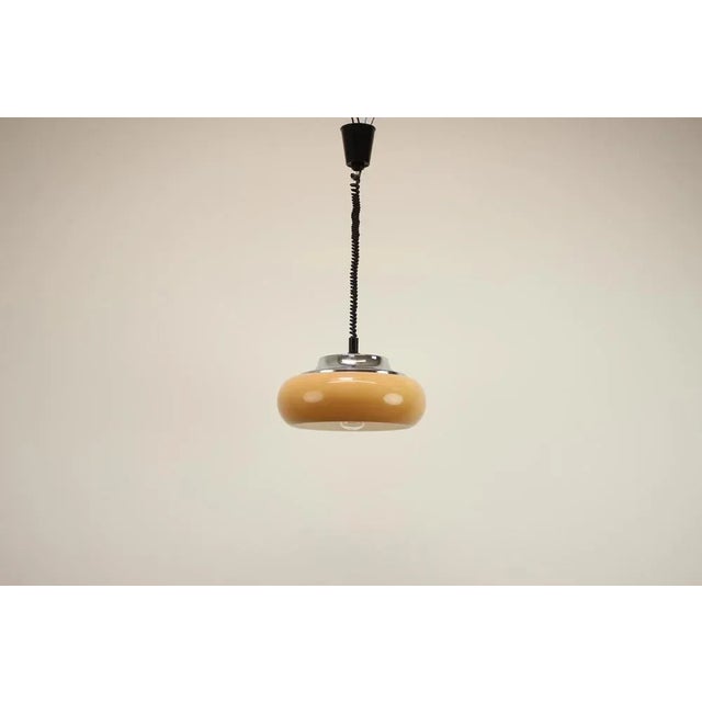 1970s Mid-Century Pendant by Harvey Guzzini for Meblo, Italy, 1970s For Sale - Image 5 of 13