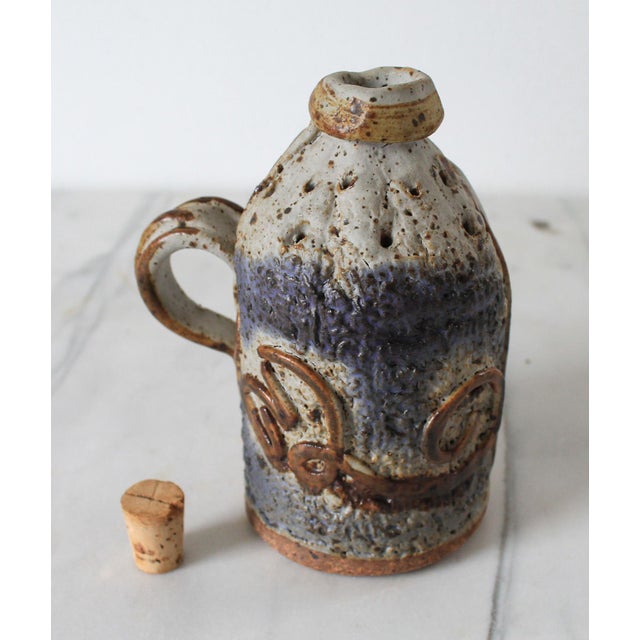 Vintage Signed Studio Art Pottery Jug For Sale - Image 10 of 10