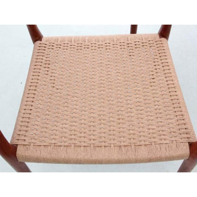 Mid-Century Scandinavian Modern Teak Armchairs Model 66 attributed to Niels O. Møller, 1960s, Set of 4 For Sale - Image 14 of 18