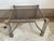 Silver Pair of Metal Deco Tables With Smoked Glass Tops, 1960's, French For Sale - Image 8 of 17