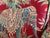 2020s East Indian Chintz Tapestry Loveseat - Red Ground Elephants For Sale - Image 5 of 5