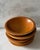 American Vintage Hand Turned Wood Salad Bowls Made by Munising - Set of 5 For Sale - Image 3 of 12