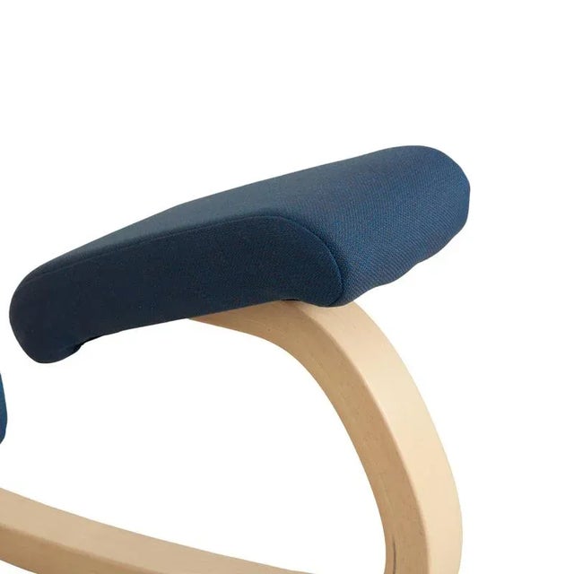 Blue Kneeling Chair in Fabric by Peter Opsvik for Variable For Sale - Image 5 of 13