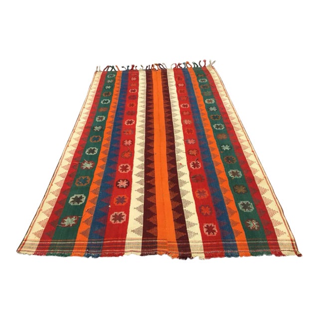 Colorful Vintage Kilim Rug , X For Sale