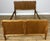 Vintage French Louis XVI Double Bed Frame in Oak with Carved Headboard For Sale - Image 11 of 11