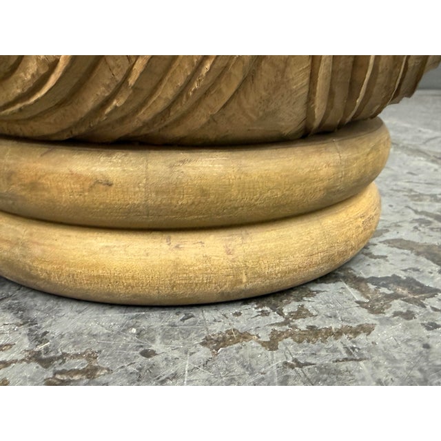 Restoration Hardware Corinthian Capital Acrylic Floor Lamp For Sale - Image 10 of 12