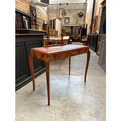 Early 20th Century Burr Walnut Dressing Table For Sale - Image 12 of 12