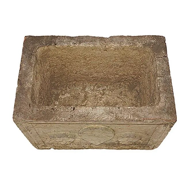 Late 18th Century Marble Planter Carved Rosso Verona Marble With Lion Head Motif For Sale - Image 5 of 6