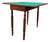 Antique Oak Games Table with Green Felt Top, Early 20th Century For Sale