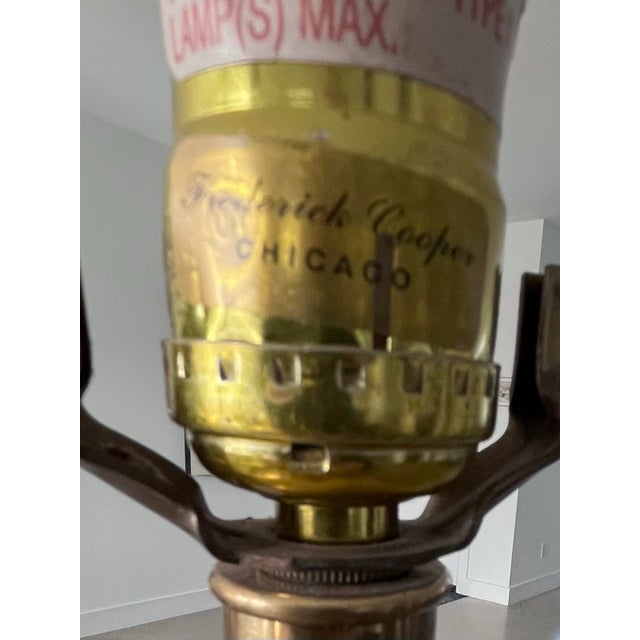 Brass Late 20th Century Frederick Cooper Brass Ginger Jar Lamps-a Pair For Sale - Image 8 of 11