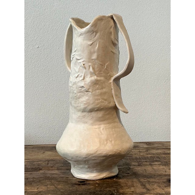 Vintage Original Studio Pottery Vase For Sale In West Palm - Image 6 of 12