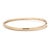 Modern 1ctw Diamond Hinged Bangle, 14k Yellow Gold, 6.5 Inches For Sale - Image 3 of 8