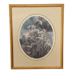 Sandra Giangiulio 'English Cow-Parsley' Watercolor Lithograph Print