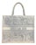 Dior Medium Book Tote in Ecru & Gray For Sale