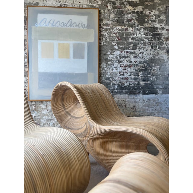 1960s 1960s Parabola Deck Chair With Ottoman For Sale - Image 5 of 10