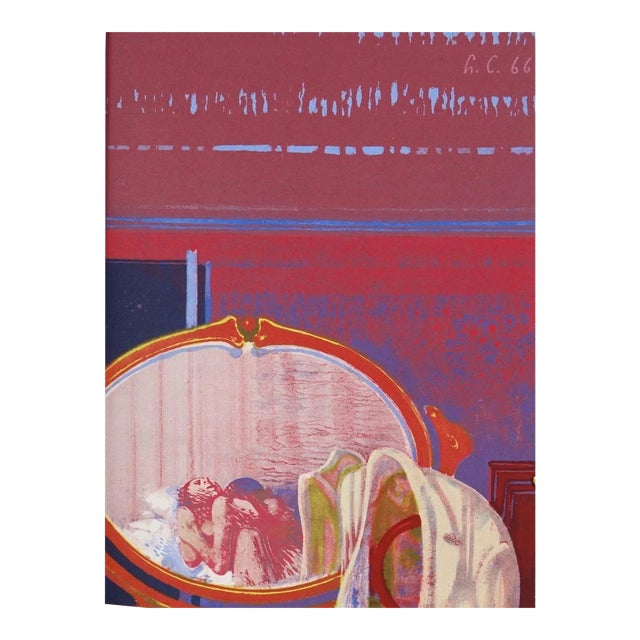 Leonardo Cremonini Signed Original Lithograph De L’autre Cote Du Miroir 1968 For Sale