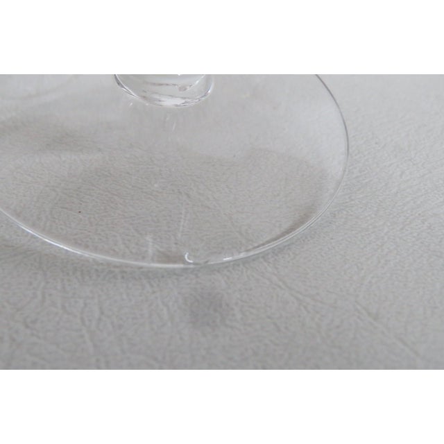 18pc Paneled Glassware Set Gold Border Crystal Goblets Etched Floral Motif 5112b For Sale - Image 10 of 18