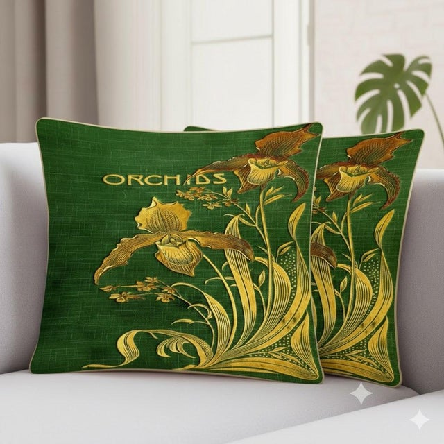 Arts & Crafts Exquisite Luxury Arts & Crafts Sofa Cushions / Pillows Cover Only For Sale - Image 3 of 5