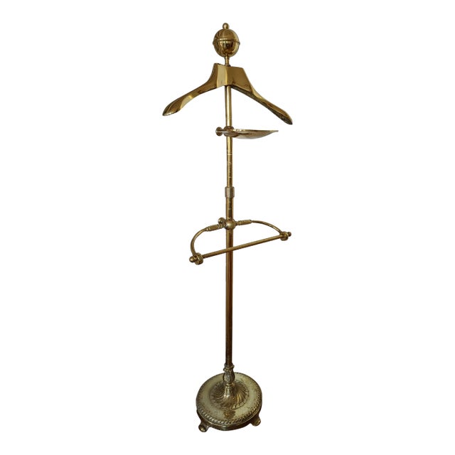 Mid 20th Century Brass Empire Valet For Sale