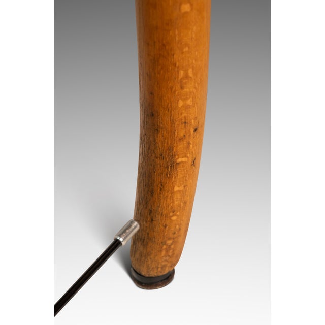 Single Patinaed Bentwood Prague Model 811 Side Dining Chair in Leather in the Manner of Josef Frank for Stendig, Usa, C. 1960s For Sale - Image 17 of 18